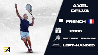 College Tennis recruiting video - Axel Delva - Spring 2025