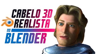 🟠Como fazer cabelo 3D no Blender #shorts