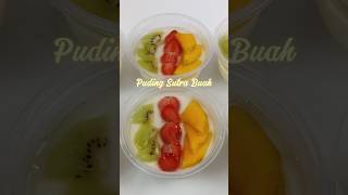 Bikin Puding Sutra Buah super lembut, enak, & seger !! #pudingsimple #shortsvideo