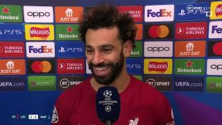 Liverpool 2 - 0 Napoli | Mohamed Salah post-match interview