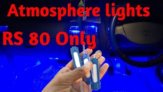 How to install atmosphere lights in any car Interior floor lights for car modifications/RK CREATIONS