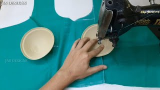 paded blouse cutting and stitchting