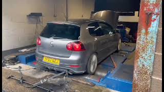 GOLF R32 BOOSTED 703BHP DYNO RUN #fullsend #car #golfr32