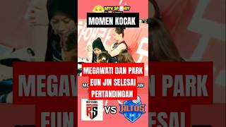 Momen kocak megawati hangestri dan park eun jin | red spark vs ibk altos | mtv sport komedi