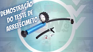 Demostração Equipamento de Teste Arrefecimento com Manômetro