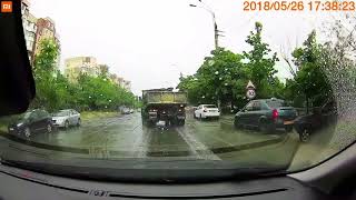 Șeferul unui Kamaz mai nu provocat un accident