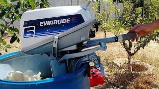 6HP JOHNSON / EVINRUDE OUTBOARD MOTOR TEST