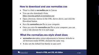 CTEC 122: How to Use CSS to Format the Elements of a Web Page