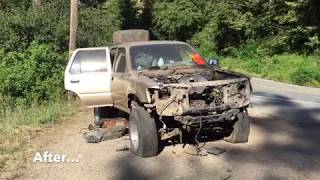 Destroyed & Abandoned Toyota 4Runner!!!