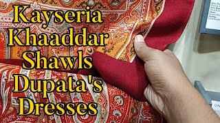 Kayseria unstich khaddar shawls dresses | kayseria winter 2023 | kayseria sale today