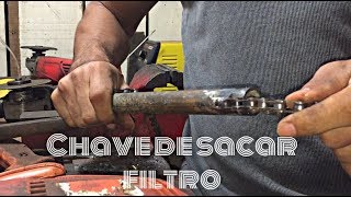 Como fazer chave universal para sacar filtro de óleo?