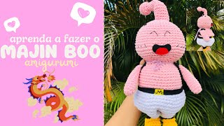 Receita Majin boo Amigurumi - passo a passo | cabeça e corpo Parte 1