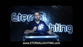 CUBE4 DMX Product Demo LED Par Totally wireless control - 20 Hours Battery Life - Eternal Lighting