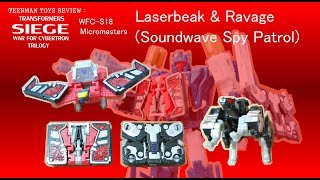 TRANSFORMERS WAR FOR CYBERTRON: SIEGE Micromasters LASERBEAK & RAVAGE