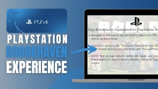 How To Play Brookhaven Experience on Playstation Roblox PS4/PS5 - Complete Guide