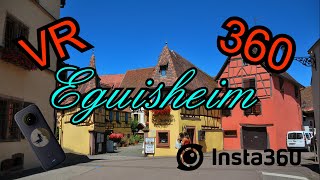 Eguisheim (Alsace) Walking Tour in VR / 360 with Insta 360 One X2