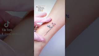 Ideas de tatuajes chiquitos y bonitos con nombres. 🖤✨