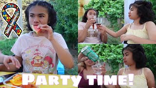 Autistic nonverbal teen at three Birthday party’s in one vlog! | Autism life with Ashy