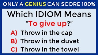 ENGLISH IDIOMS | CAN YOU SCORE 30/30? #challenge 2