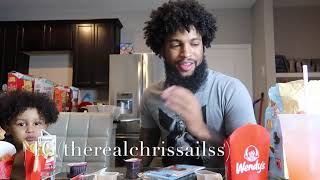 Chris Sails! WENDYS MUKBANG FT BABY CHRIS!! SO ADORABLE