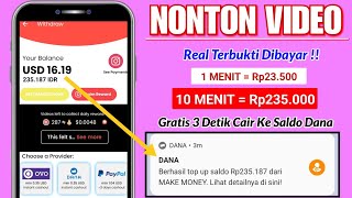 Nonton Video 1 Menit Dibayar Saldo DANA,OVO,DOLLAR Terbukti Membayar - Cara Dapat Uang Dari Internet