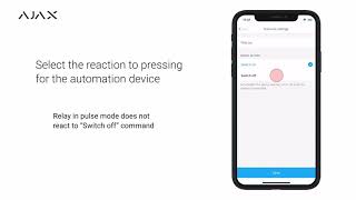 Ajax Scenarios (beta) - How to control automation devices with Button