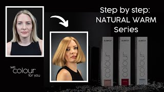 we COLOUR for you I Permanent Colour Step By Step Tutorial I Natural Warm Series