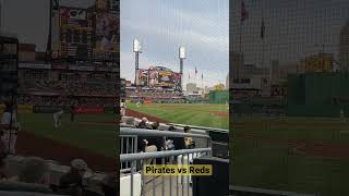 On vacation for the Pirates vs Reds