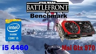 Star Wars Battlefront Benchmark (Msi Gtx 970, i5 4460)