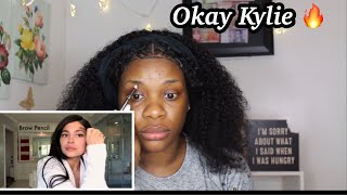 BLACK GIRL TRIES FOLLOWING KYLIE JENNER VOGUE MAKEUP ROUTINE!!!