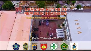 Upacara HUT ke 78 RI IST AKPRIND dengan Kemantren Gondokusuman