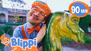 Blippi's Dino Day Out | Educational Kids Videos | Fun Compilations