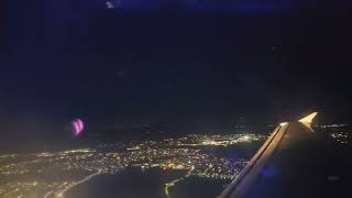 Night Landing at Orlando International Airport (MCO) - Orlando, Florida