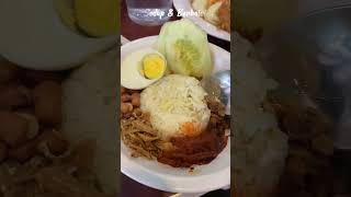 Nasi Lemak Rahmah with Minced Chicken & Lime Drink at OldTown White Coffee RM5.00  #shorts #short