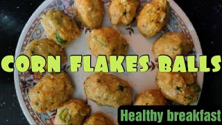 Corn flakes balls for breakfast | Easy breakfast with corn flakes #foodieskitchenbysubha #shorts