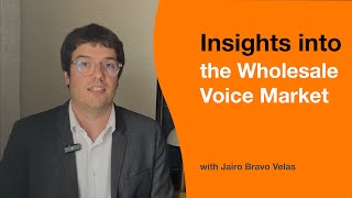 Insights into the Wholesale Voice Market with Jairo Bravo Velas