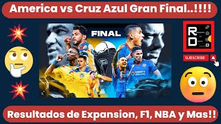 Lista la Final de la LIga MX America vs Cruz Azul..!!!!!!