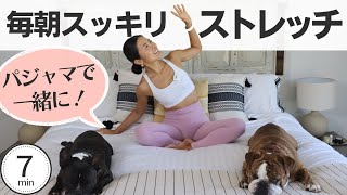 【簡単！朝の習慣】毎朝スッキリ！最高ヨガストレッチ★ベッドでできる | Wellness To Go by Arisa