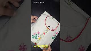 Embroidered Budget friendly Kurtha Set From Meesho |#SHORTS |#shortvideo