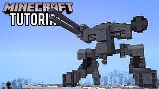 MINECRAFT : How To Build Metal Gear Rex Tutorial