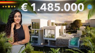 Modern luxury house design. Villa in Las Colinas, Spain. Villa with pool for sale in Spain.