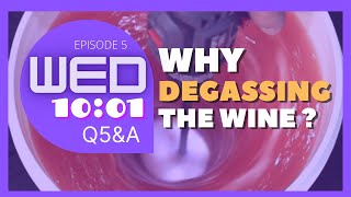 Degas Wine Process... Why? || 2021 Wed 10:01 Q&A