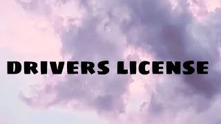 Drivers license - Olivia Rodrigo