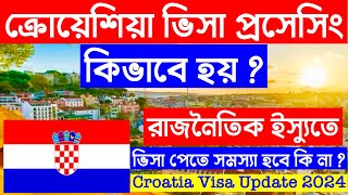 Croatia 🇭🇷ক্রোয়েশিয়া ভিসা প্রসেসিং কিভাবে হয় ? Croatia🇭🇷Visa Update 2024