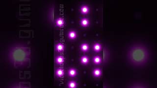 VJ LOOP 71 - #shorts - Circular Lights Flashing & Moving Vertically