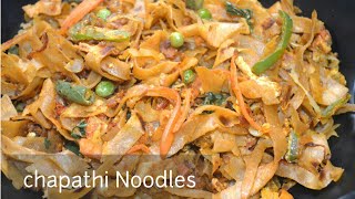 Chapathi Noodles || How to make Egg Roti Noodles || Quick and Easy Recipe || Avudai Yummy Recipes