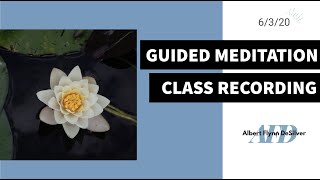 Guided Meditation Class: On Racism & Reality