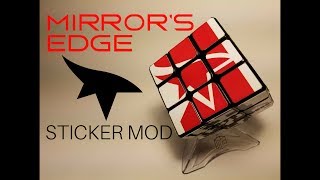 Mirror's Edge Rubik's Cube | 3x3 Sticker Mod