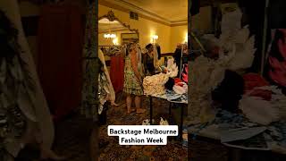 Backstage of Runway For Melbourne Fashion Week. Celestial #Runway #MelbourneFashion #mfw2023