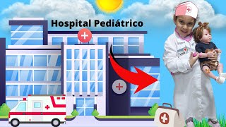 TRANSFORMAMOS NOSSA CASA EM HOSPITAL PEDIATRICO PARA BONECAS...